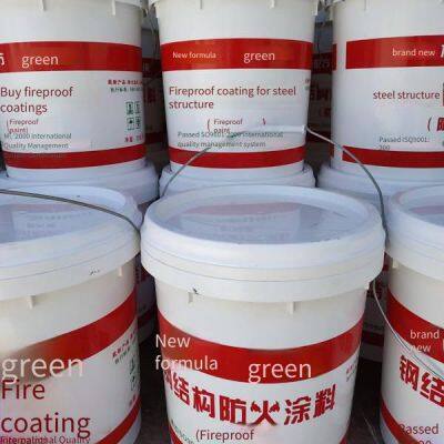Steel Structure Fireproof Coating, Thin Fire-retardant Paint for Tunnel Exterior Walls, Intumescent Oil-based Thick Paint for Indoor and Outdoor Use