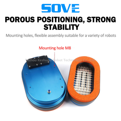 Robotic Arms Oval Integrated Sponge Vacuum Suction Cup Pneumatic Powerful Suction Cup Industrial Sheet Metal Processing Logistics Palletizing photo-2