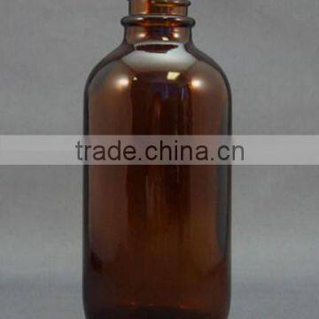 4oz amber glass boston bottle, 120ml amber boston round glass bottle