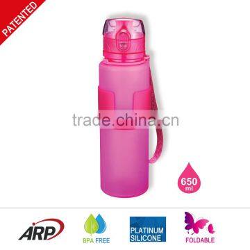 Silicone Folding Rollable Water Bottle