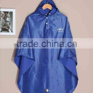 Waterproof Cheap blue purple PVC bicycle rain poncho