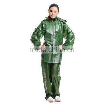 Pvc Green Raincoat photo-3