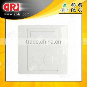 Made in China 3 ports fiber optic faceplate