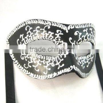 Sexy Eye Mask With Halloween Mask With Large Feather Half Face Female Costume Party Princess of Venice Paper Party Eye Mask photo-3