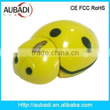 3D Cute Design 2.4G Wireless Beetle Computer Mouse