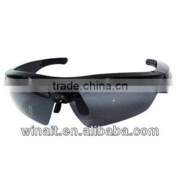 Hot Selling Stereo Type Bluetooth Sunglasses with MP3 Player Rechargeable Li Battery