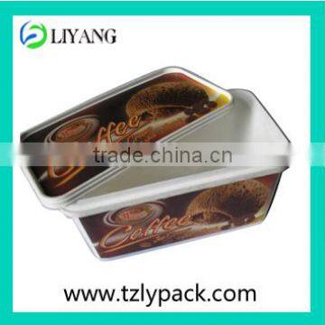 2015 new design, heat transfer film for plastic, iml, ice cream box, coffee