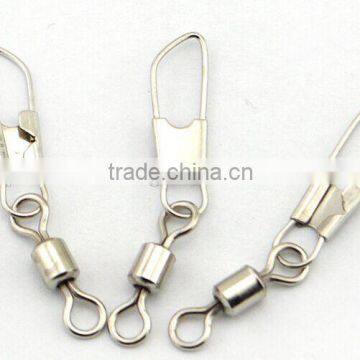 Rolling Swivel With Safety Snap Fishing Swivels Fishing Hook Connector photo-2
