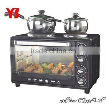 Mini kitchen oven with stove (30L)