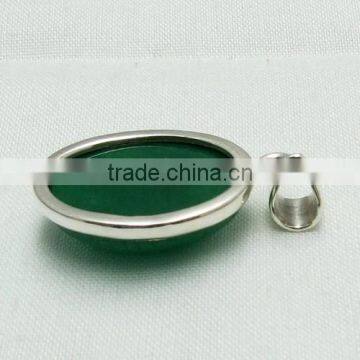 Aura Of Beauty Green Aventurine Pendant, Online Silver Jewellery, Fine Silver Jewellery photo-6