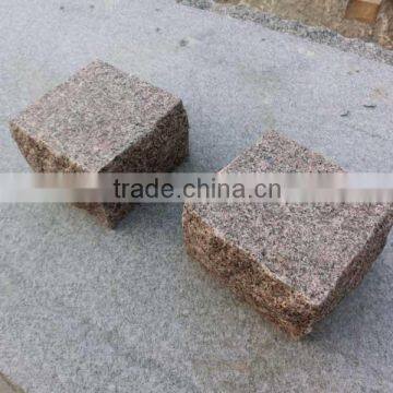 Granite Pavers Red Granite Cube Stone