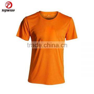 High Quality 100% Polyester Mens Plain T Shirt