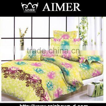 Trade assurance 80%polyester20%cotton pigment printed fashion designs for bedding set/ new arrival bedding set/bed sheet