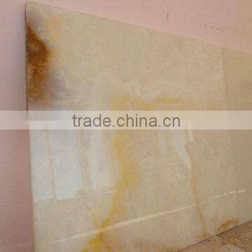1.8cm thickness white onyx marble slab