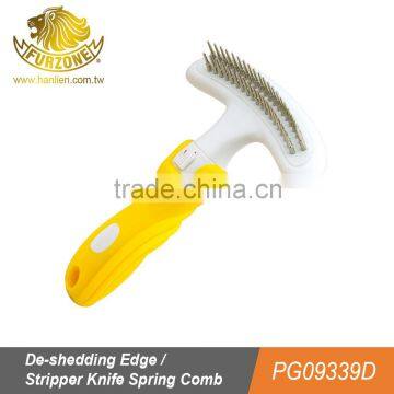 Double Rows Spring Comb Pet Dog Grooming