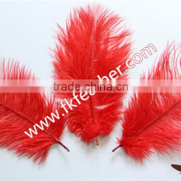 Cheap Ostrich Feathers 15CM -20CM Red Small Ostrich Feather For Wedding And Party Decoration