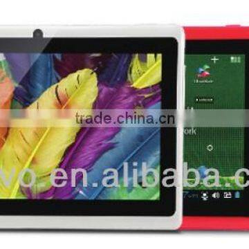 CHEAP 7 inch tablet pc Allwinner A13 WIFI 802.11B/G ANDROID4.2