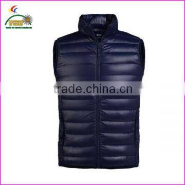 shiny color mens winter down vest