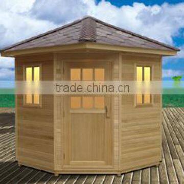 2015 best outdoor sauna room outdoor sauna cabin with CE ETL