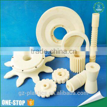 Custom Precision Diameter CNC Machined Nylon Tooth Gears Black Plastic Gear Wheel photo-3
