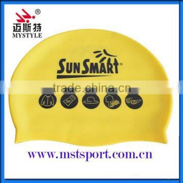 Eco-friendly Adult Customized Swimming Caps Silicone photo-3