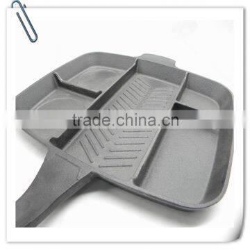 Square Shape Cast Iron Meal Frying Plate Dish Master Pan photo-3