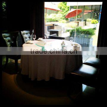 popular polyester jacquard table overlay for wedding decoration