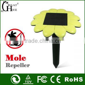 2014 New china products for sale sound wave mole repeller/mole repeller with solar power GH-316E