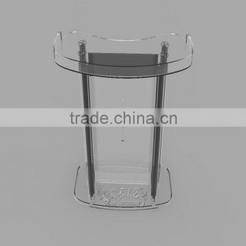 Customized clear acrylic church pulpit