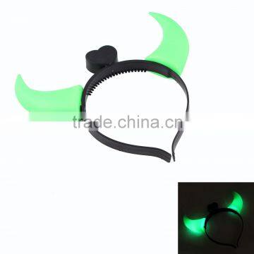 LED Devil Horns Novelty Light Up Headband for Cosplay Party Headband H-1515