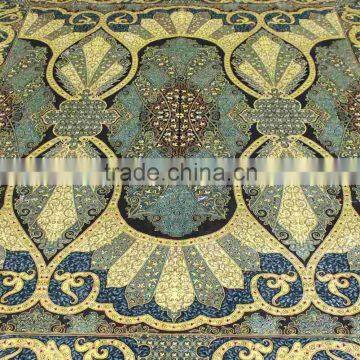 Hand Knotted Persian Carpets In Stock 6'x9' Handmade Silk Persian Rug For Hotel ,Home Use photo-4