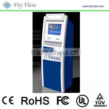 good quality self service touch screen self-service terminal kiosk with peripheral optional                        
                                                                                Supplier's Choice