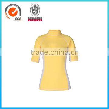 OEM Factory Short Sleeve Shirt Customized Cycling Rash Guard for Women