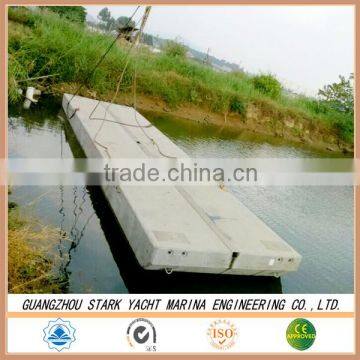 Concrete floating pontoon platform manufacturer