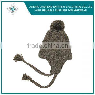 100% Acrylic Jacquard Canada Custom Earflap Cap photo-5