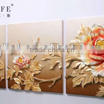 Best selling Factory wholesale yellow flowers oil painting/