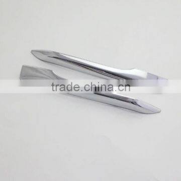 ABS Chrome Auto Accessories Front Fog Light Lamp Trim For BMW X1 2016