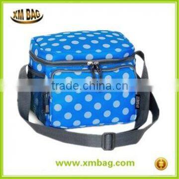 Hot selling 600D dot frozen lunch bag cooler picnic bags wholesale