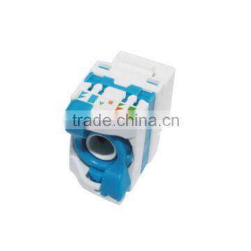 Toolless Rotary UTP Cat6 RJ45 keystone jack
