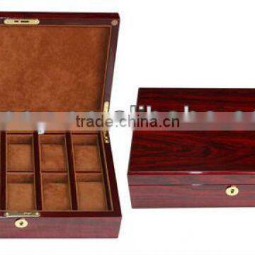 Wooden packing box for tea set