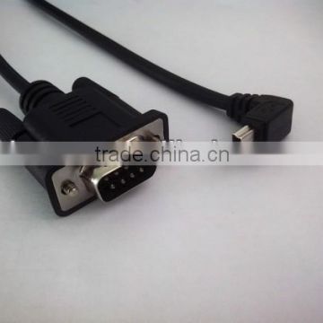 durable DB9 M to MINI USB Bent up conversion cable