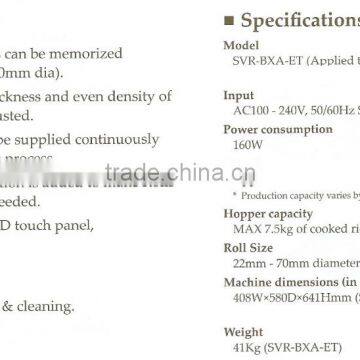 New Suzumo SVR-BXA Sushi Roll Making Machine photo-5