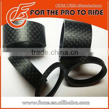 Carbon Fibre 1-1/8 5/10/15/20mm Bike Bicycle Headset Stem Spacer