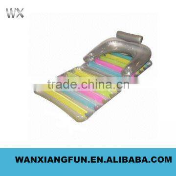 Inflatable beach mattress/ inflatable beach air mattress, PVC beach inflatable floating air mattress