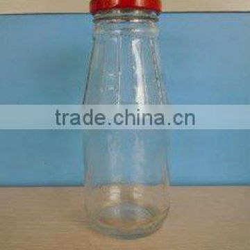 350ml high quanlity juice glass bottles with caps