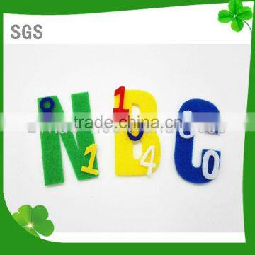 Lovely colour hook and loop letters/alphabet sticker