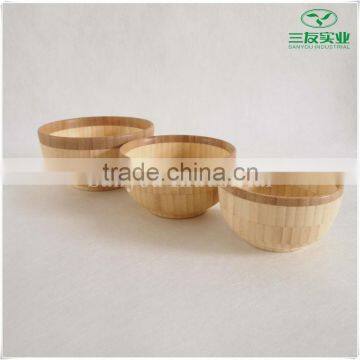 Natural Bamboo Rice Bowl Three Sizes