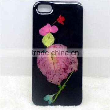 Existed Mold Real Flower Mobile Phone Cases Bags for Samsung