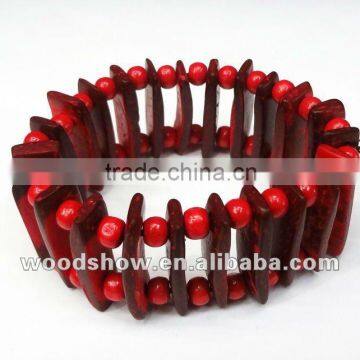 Wholesale Wood Beads Bangle Wood Bracelet