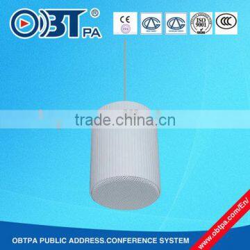 5'' aluminum hanging speaker, 10w 100v IP55 outdoor /indoor hanging loundspeaker